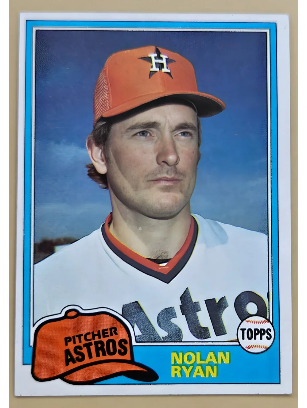 1981 Topps Nolan Ryan #240 Vintage Baseball Card MLB HOF NM